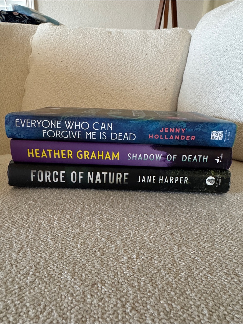 Thriller Hardcover Lot: 3 Books
